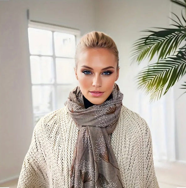 Maryam's Essential Luxury Printed Cotton Viscose Hijabs/Scarves