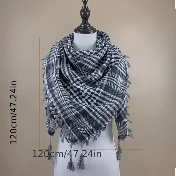 Maryam’s Essential Arab Premium Cotton Shemagh Scarves/Shawls