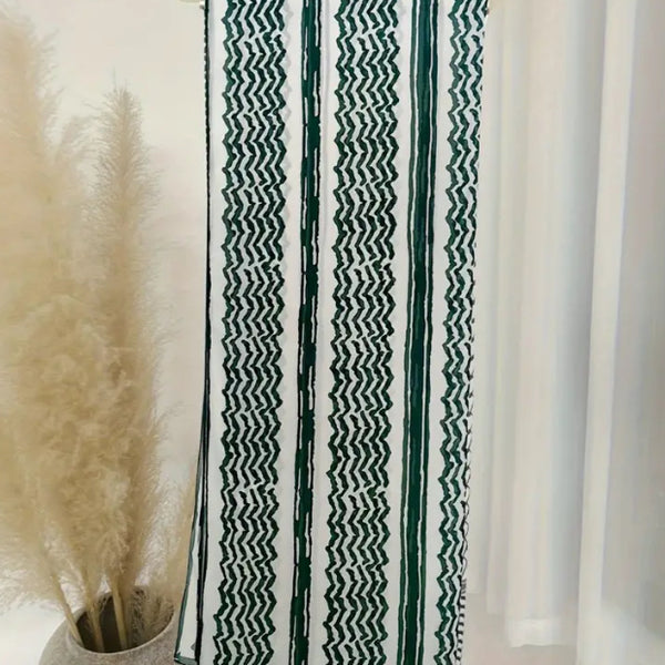 Maryam’s Essential Arab Vintage Print Premium Chiffon Scarf/Hijab