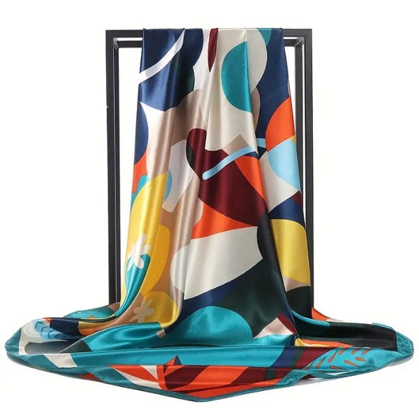 Maryam's Essential Luxury Silk Polyester Printed Shawl/Hijab