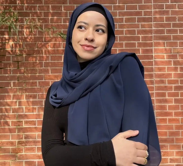 Maryam's Essential Luxury Plain soft chiffon scarves/hijabs