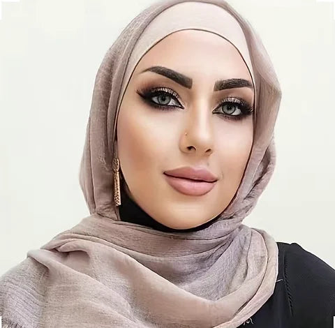 Maryam's Essential Frayed Edge Cotton Crinkle Hijab