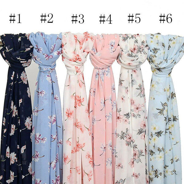 Maryam’s Diamond Style Printed Chiffon Hijab