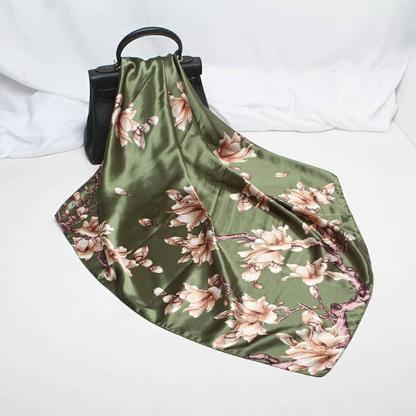 Maryam’s Diamond Style Silk Polyester Printed Shawl/Hijab