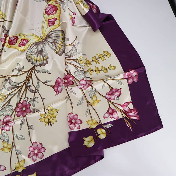 Maryam’s Diamond Style Silk Polyester Printed Shawl/Hijab