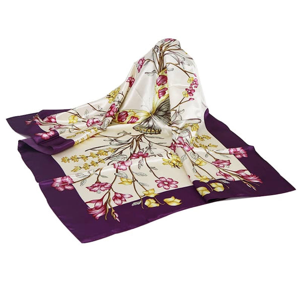 Maryam’s Diamond Style Silk Polyester Printed Shawl/Hijab