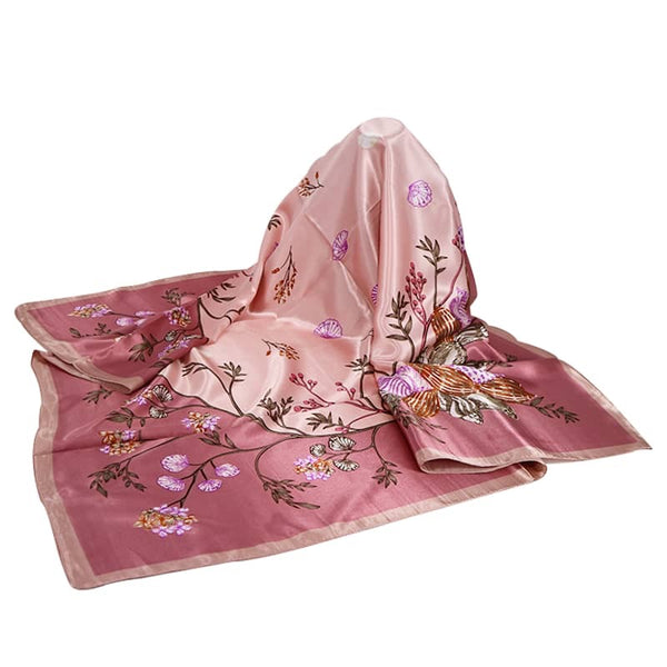 Maryam’s Diamond Style Silk Polyester Printed Shawl/Hijab
