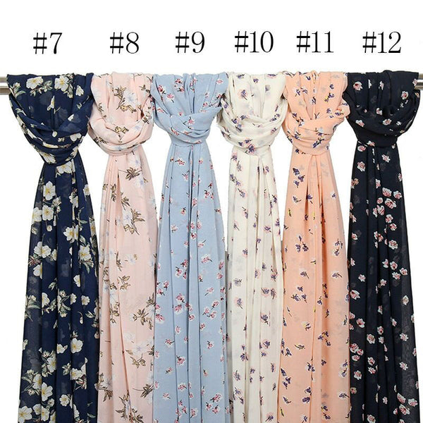 Maryam’s Diamond Style Printed Chiffon Hijab