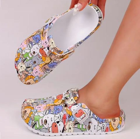 Maryam’s Essential Cute Cartoon EVA Slip on Clogs