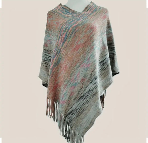 Maryam’s Essential Luxury Vintage Chic Knit Pullover with Tassels