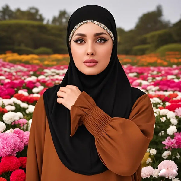 Maryam's Essential Diamanté One Piece Hijab