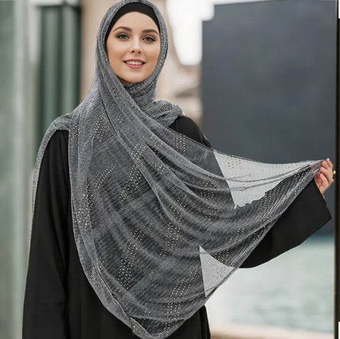 Maryam's Essential Luxury Shimmer Polyester Hijab