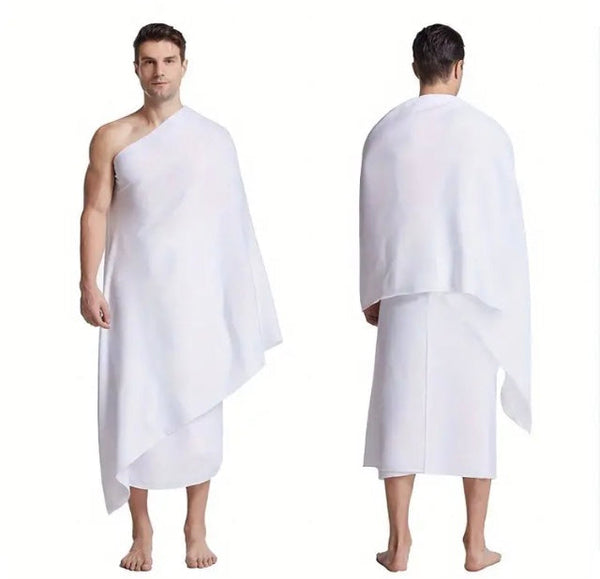 Maryam’s Essential Men’s Ihram Towel for Umrah & Hajj Pilgrimage