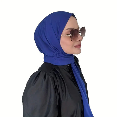 Maryam’s Essential Elastic Instant Hijab With Snap Closure