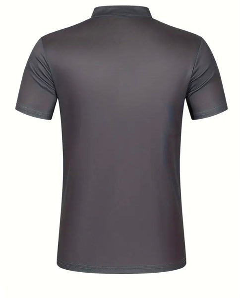 Maryam’s Essential Gradient Casual Breathable Short Sleeves Button Collar Shirt