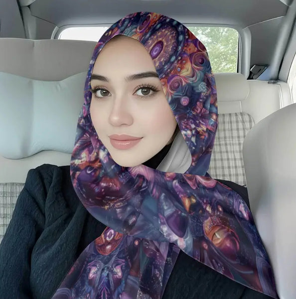 Maryam’s Essential Luxury Premium Printed Polyester Hijab