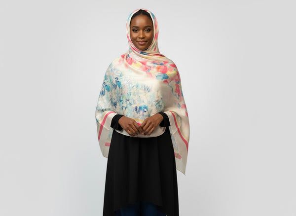 Maryam’s Essential Premium Printed Arabian Chiffon Hijab