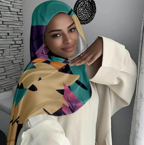 Maryam’s Essential Luxury Premium Printed Polyester Hijab