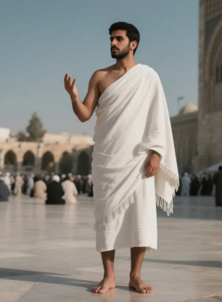 Maryam’s Essential Men’s Ihram Towel for Umrah & Hajj Pilgrimage