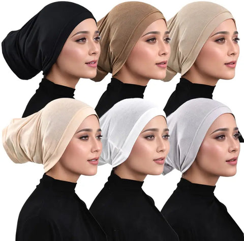 Maryam's Essential 6 Pieces Inner Cap for Hijab Set