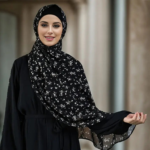 Maryam’s Essential Printed Chiffon Hijab