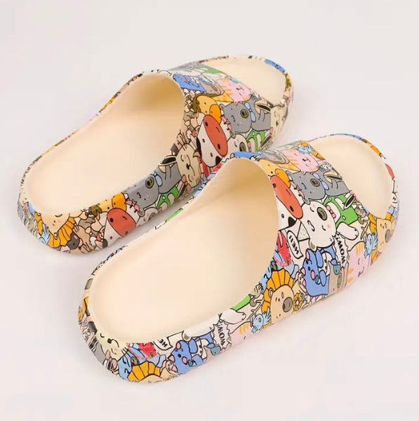 Maryam’s Essential Cute Cartoon EVA Slip on Slide Slippers