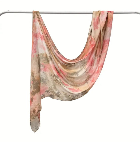 Maryam’s Essential Premium Marble Print Chiffon Hijab