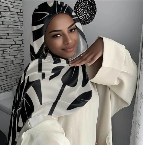 Maryam’s Essential Premium Printed Polyester Hijab