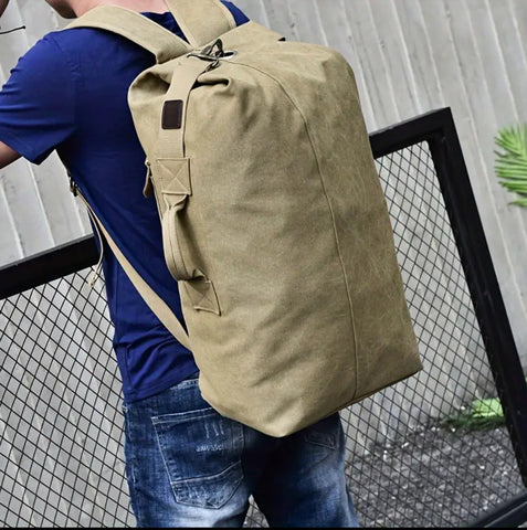 Maryam’s Essential Large Capacity Multifunctional Retro Canvas Backpack