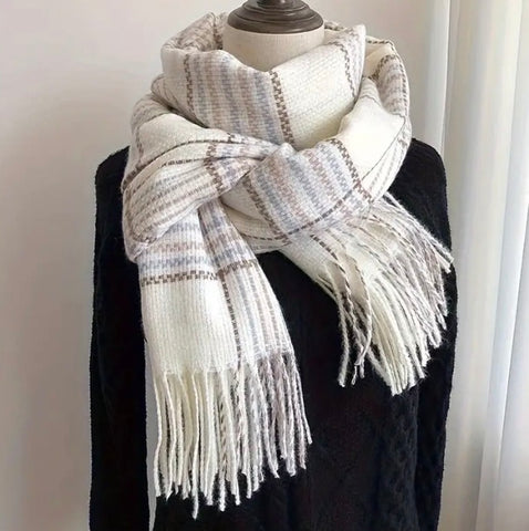 Maryam’s Essential Luxury Print Cashmere Shawl Wrap Scarf