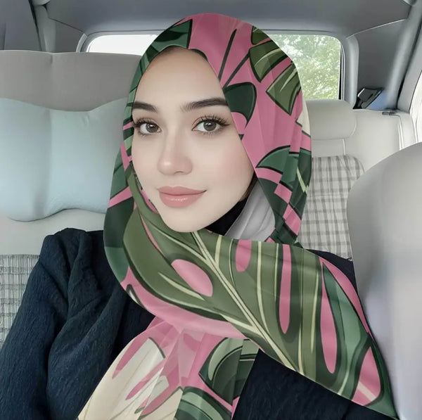 Maryam’s Essential Luxury Premium Printed Polyester Hijab
