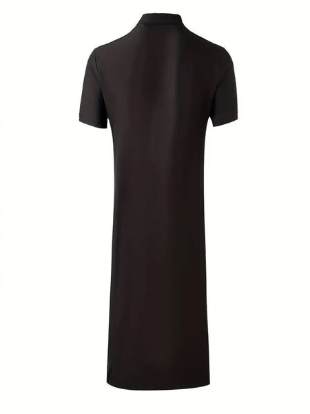 Maryam’s Essential Men Ethnic Vintage Geometric Pattern Kaftan