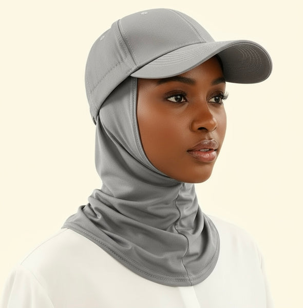 Maryam’s Essential Luxury Muslim Women Sport Stretchy Hijab Baseball Hat