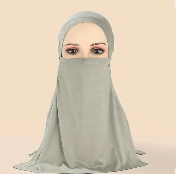 Maryam’s Diamond Style Instant One Piece With Niqab Hijab