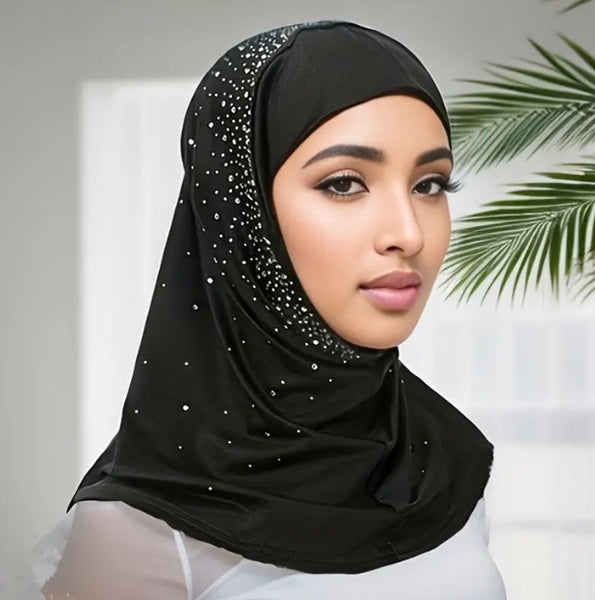 Maryam's Essential Diamanté One Piece Hijab