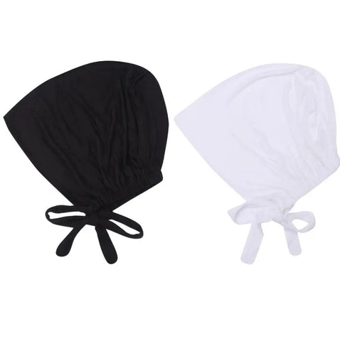 Maryam’s Essential Two Pieces Tie Back Drawstring Cap for Hijab Sets