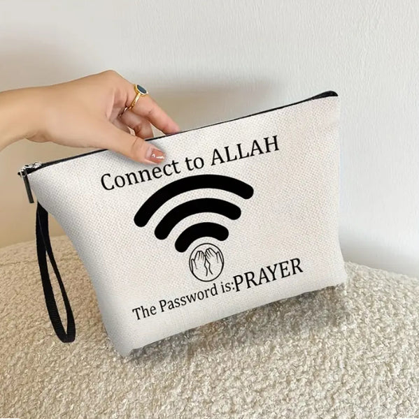 Maryam’s Essential Luxury “Connect with Allah” Multifunctional Eco - Friendly Pouch