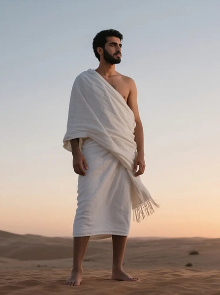 Maryam’s Essential Men’s Ihram Towel for Umrah & Hajj Pilgrimage