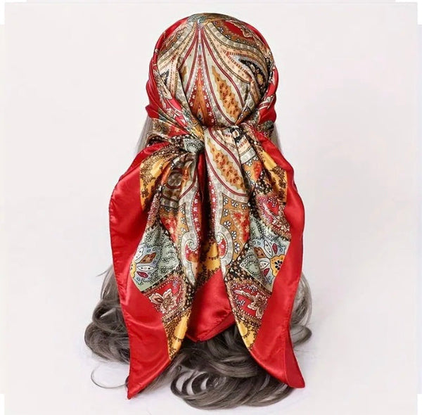 Maryam's Essential Silk Polyester Printed Shawl/Hijab
