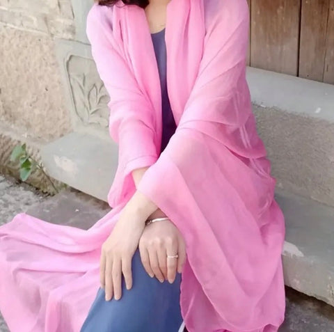 Maryam’s Essential Extra Large Plain Pure Colour Cotton Viscose Soft Hijabs/Shawls