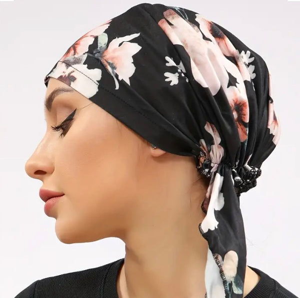 Maryam's Essential Pre-Tied Print Headscarf Hijab