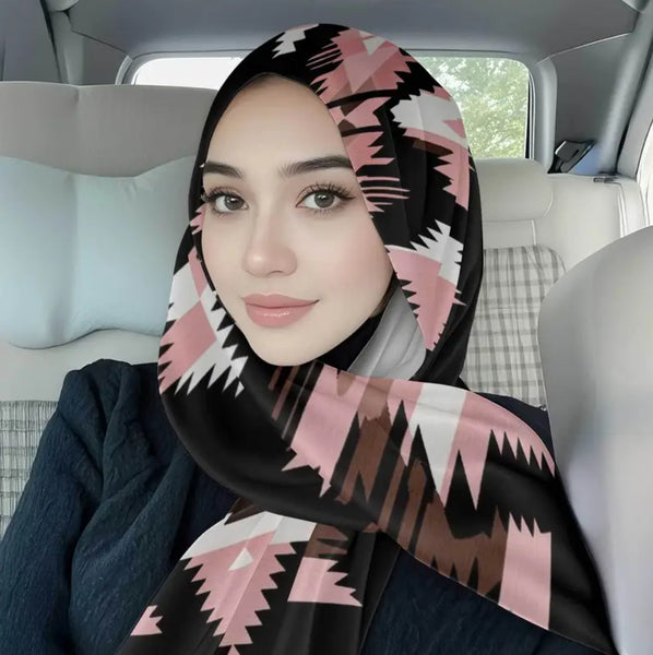 Maryam’s Essential Luxury Premium Printed Polyester Hijab