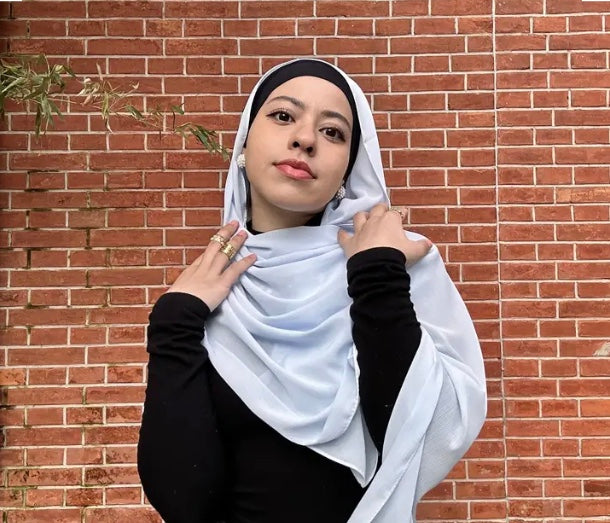 Maryam's Essential Luxury Plain soft chiffon hijab