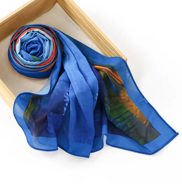 Maryam's Essential Premium Abstract Digitally Printed Chiffon Hijab