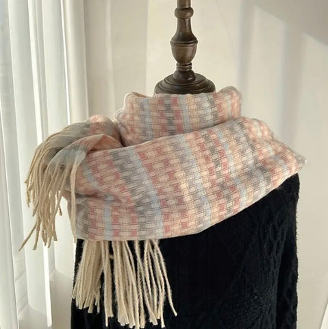 Maryam’s Essential Luxury Print Cashmere Shawl Wrap Scarf