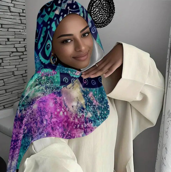 Maryam’s Essential Luxury Premium Printed Polyester Hijab