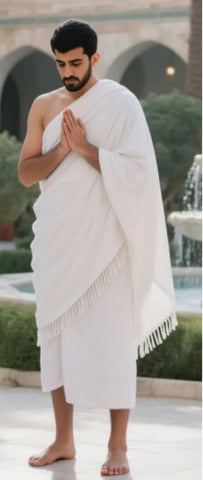 Maryam’s Essential Men’s Ihram Towel for Umrah & Hajj Pilgrimage