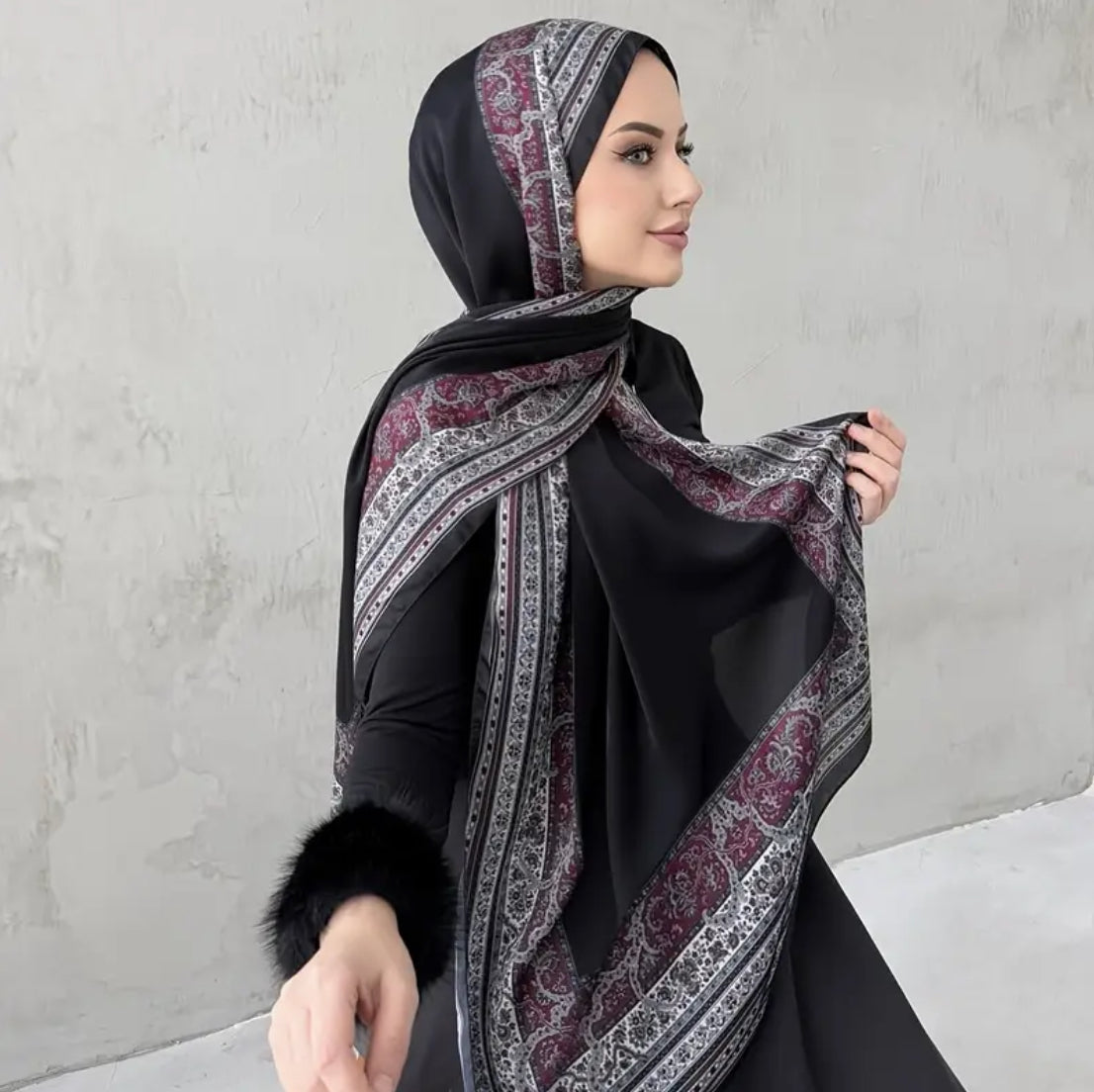 Maryam’s Essential Premium Printed Chiffon Hijab