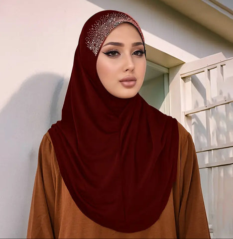 Maryam's Essential Diamanté One Piece Hijab