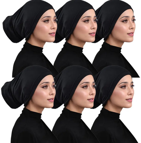 Maryam's Essential 6 Pieces Inner Cap for Hijab Set